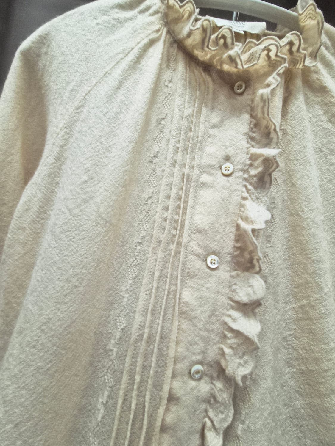 바네사브루노아떼 프릴자수 울 블라우스. 상품이미지3