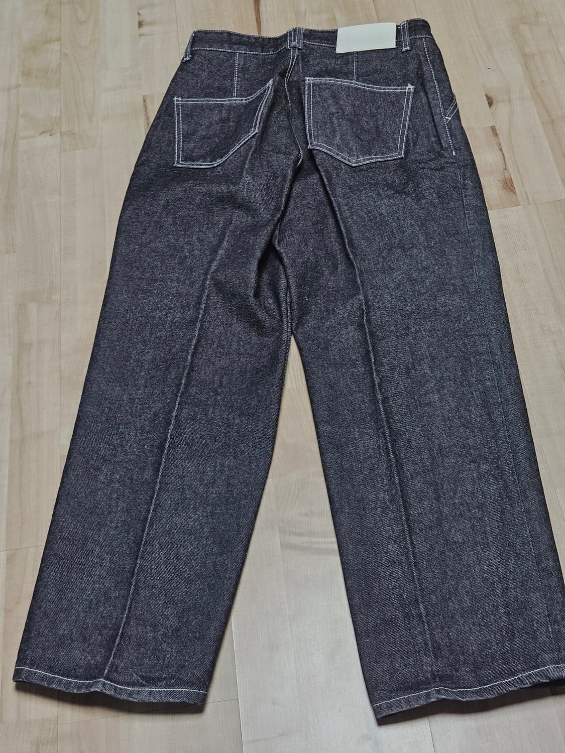 [AMC 데님]Dawn 1Pleats Jeans DCPT023RawBla 상품이미지2