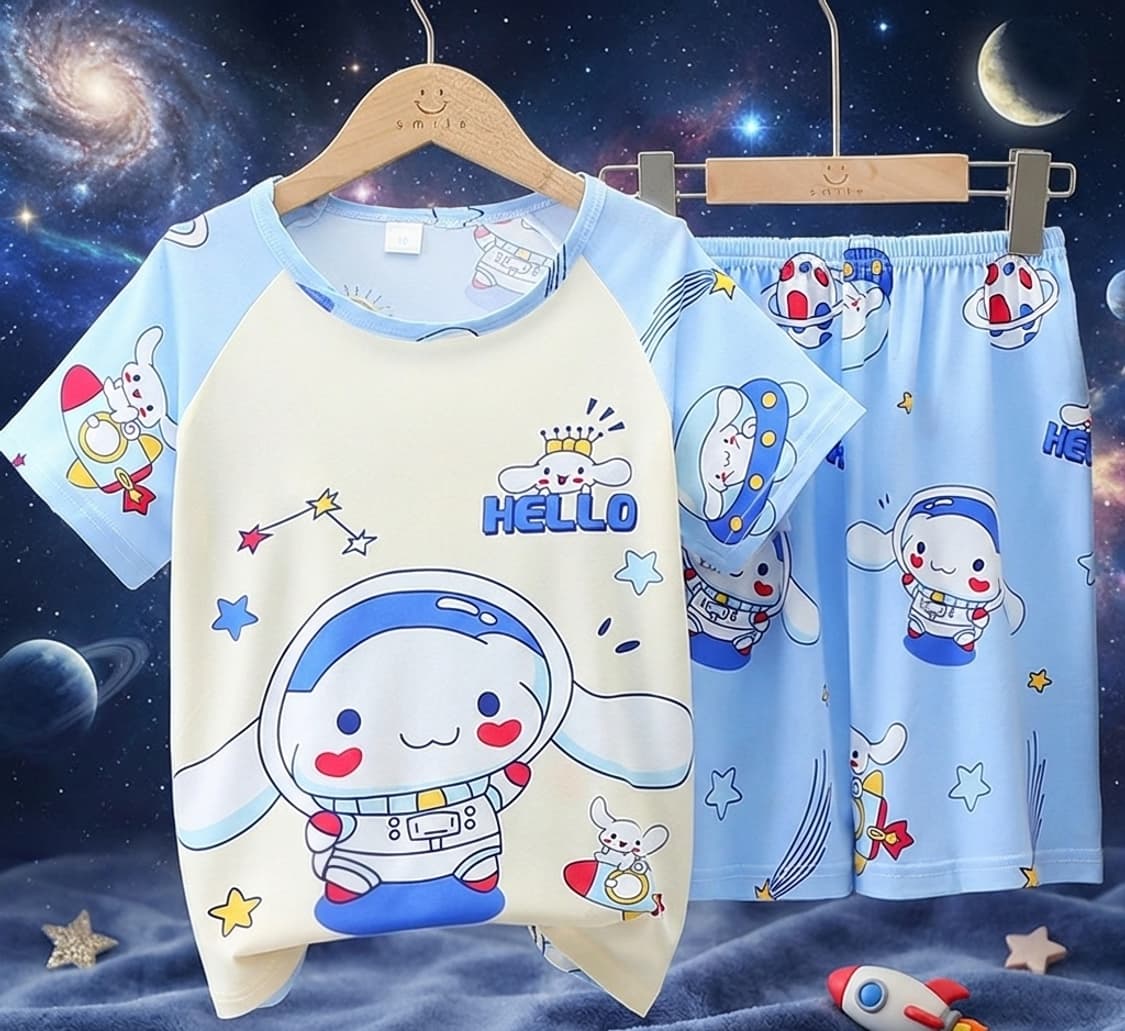 산리오 아동 잠옷 세트 새상품 (시나모롤.짱구.포차코.쿠로미)개당가격 상품이미지2