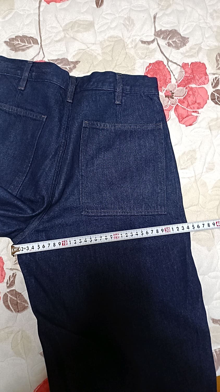 유니클로 와이드 테이퍼드진 29인치 기장100 상품이미지9