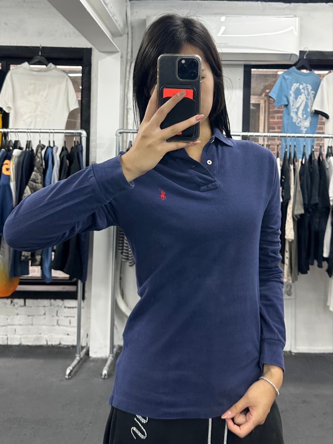 폴로 랄프로렌 카라 롱슬리브 상품이미지3