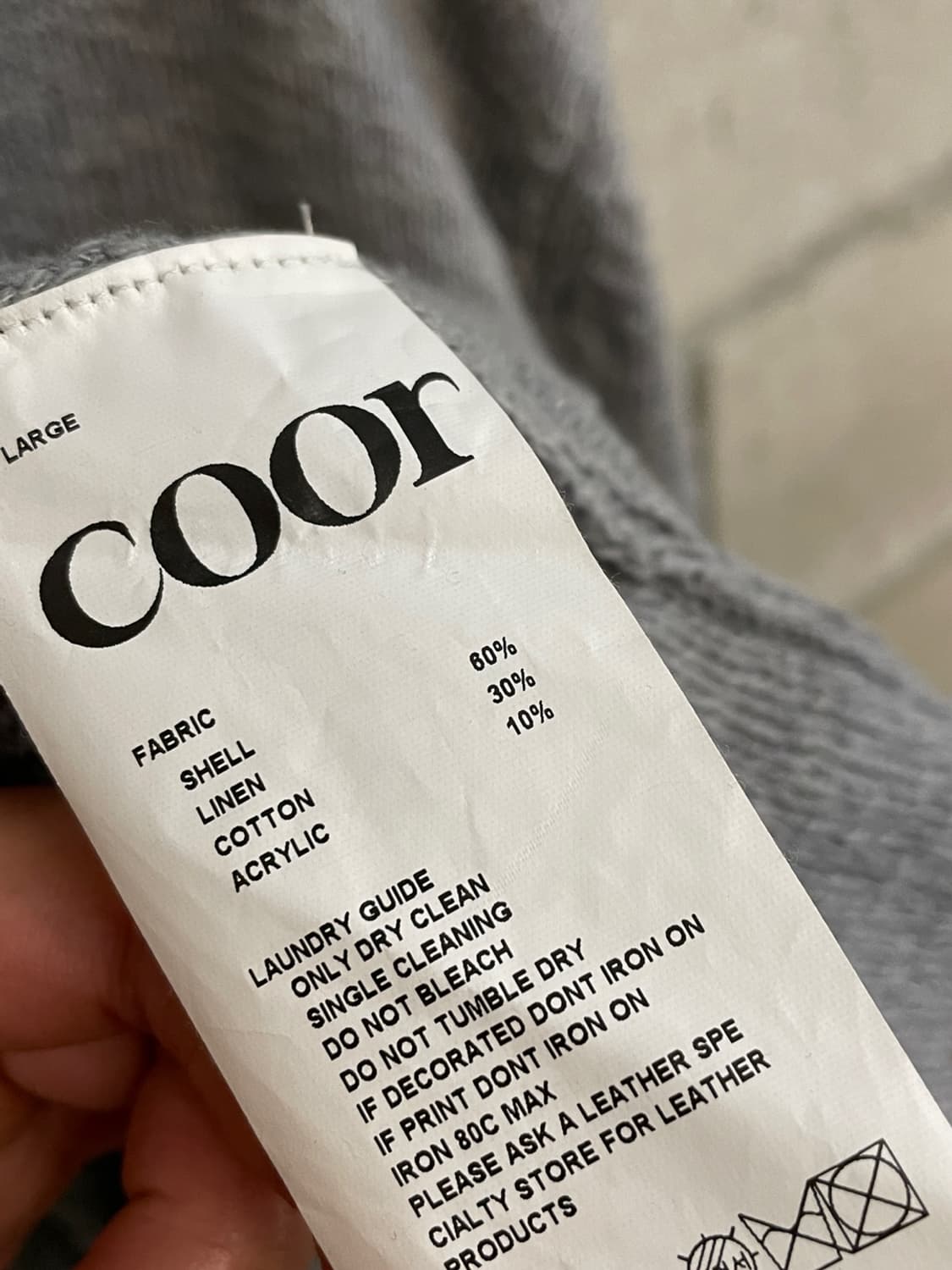 쿠어 브이넥 니트  상품이미지6