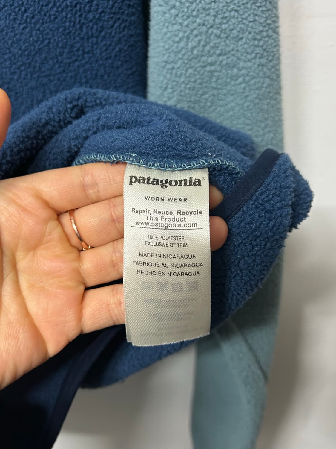 파타고니아 라이트웨이트 신칠라 스냅티 (블루 투톤) M 상품이미지8