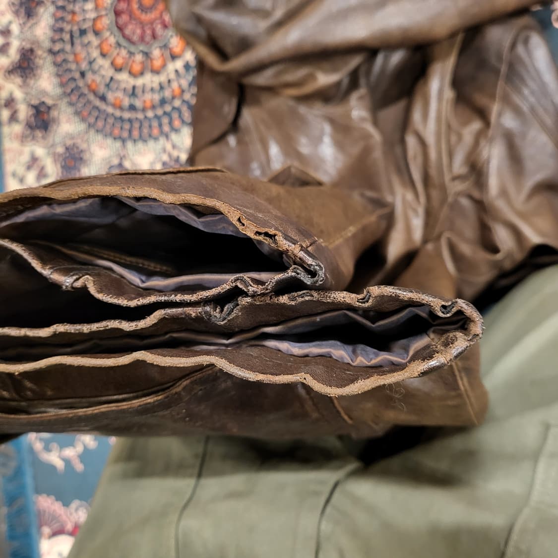 OLZEN 레더 자켓 (105) 상품이미지5