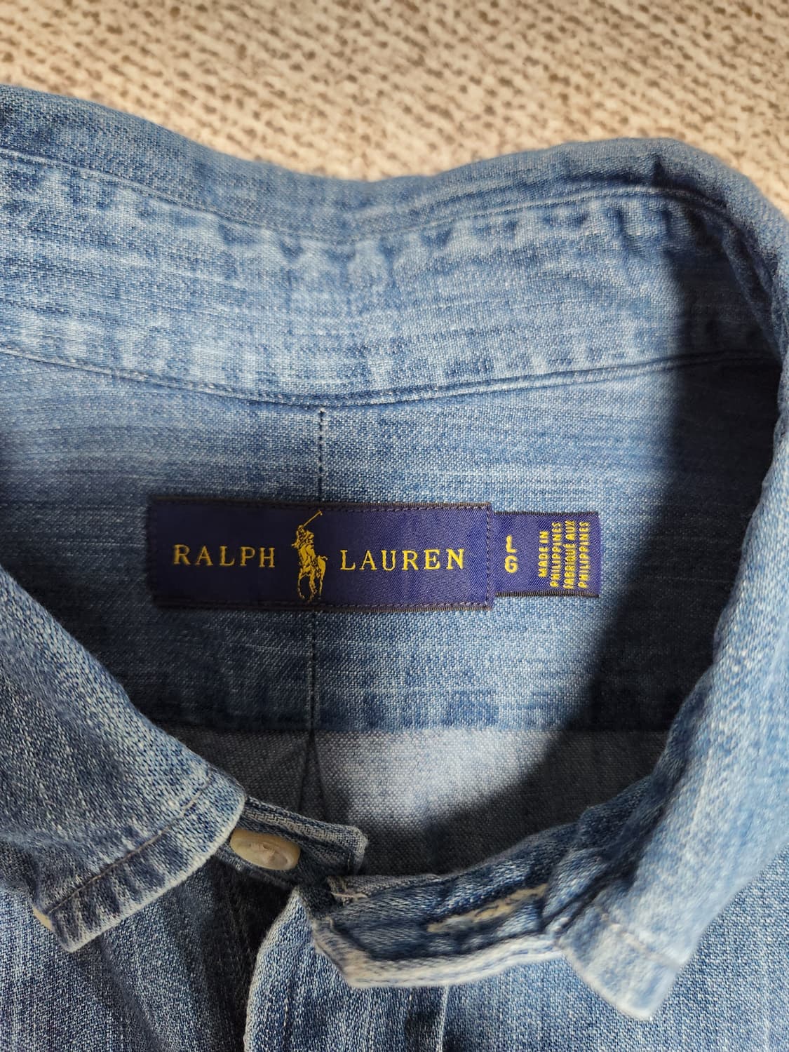 폴로랄프로렌 데님 셔츠 L사이즈 상품이미지4