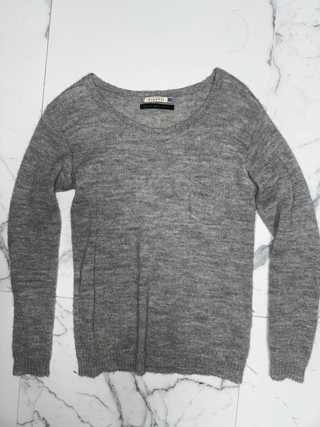 빈티지 니트 그레이 S 상품이미지1