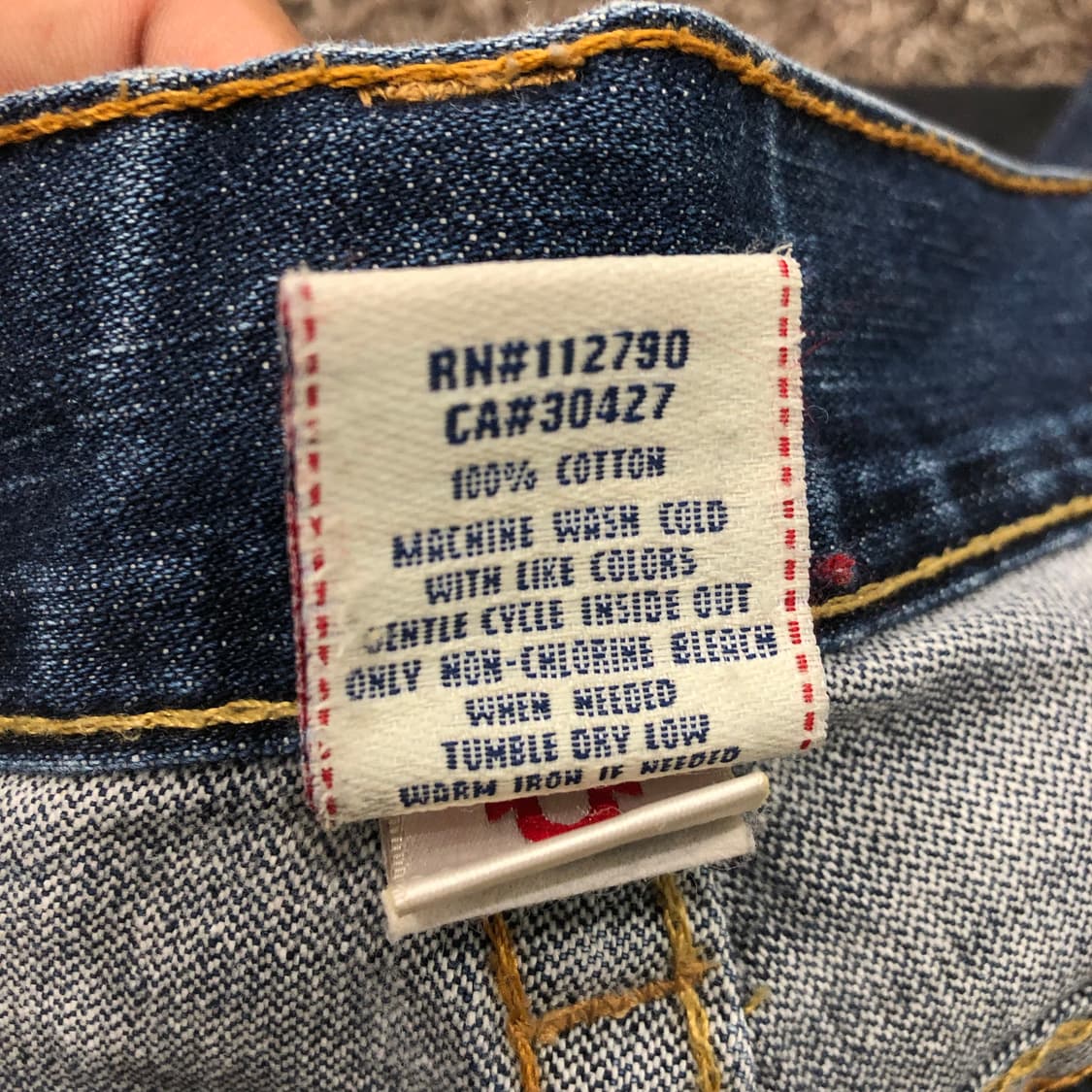 트루릴리전 조이 부츠컷 워싱 데님 팬츠 상품이미지8