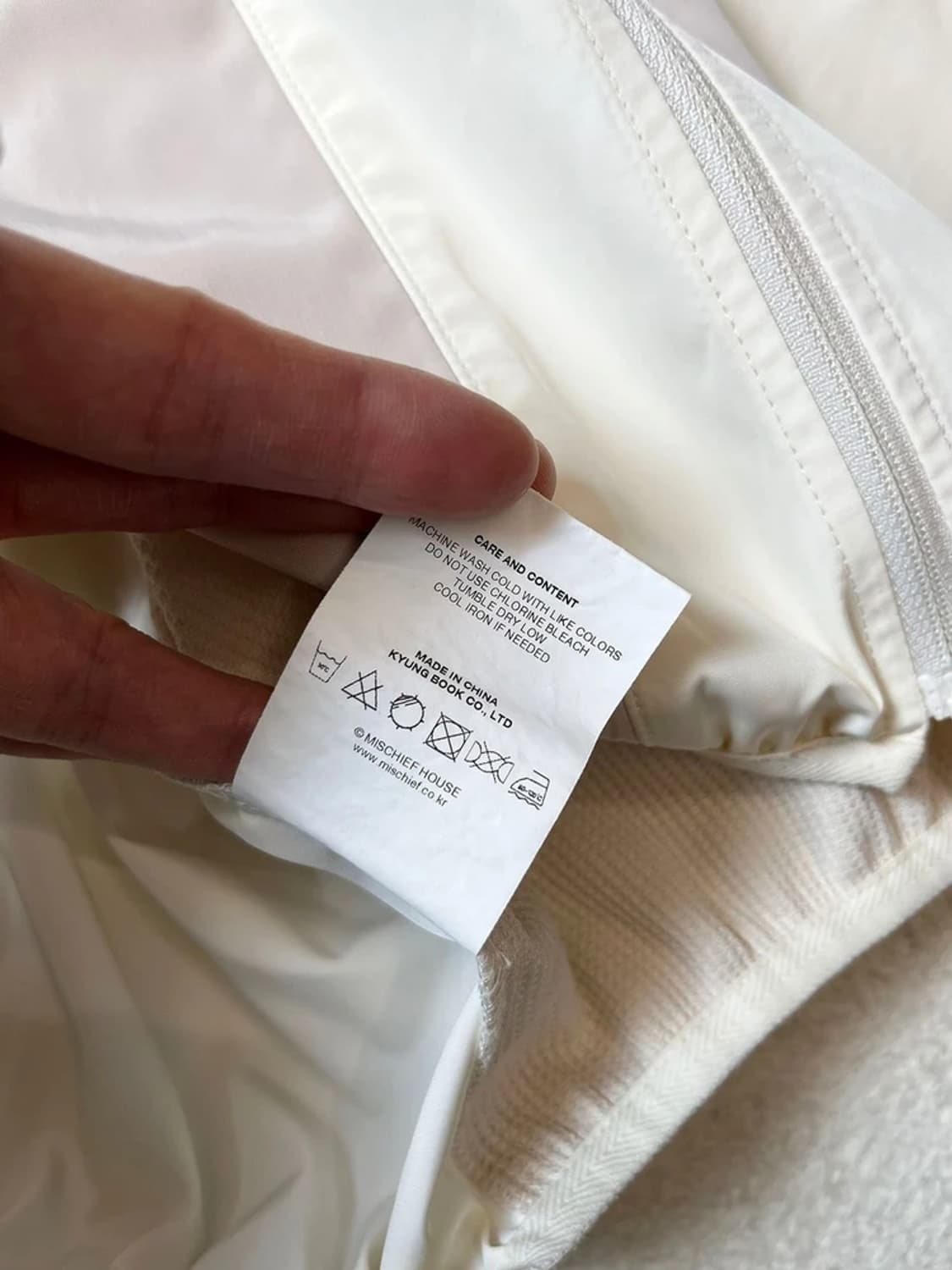 미스치프 22FW 컬러블록 윈드브레이커 후디 PN7106 상품이미지10