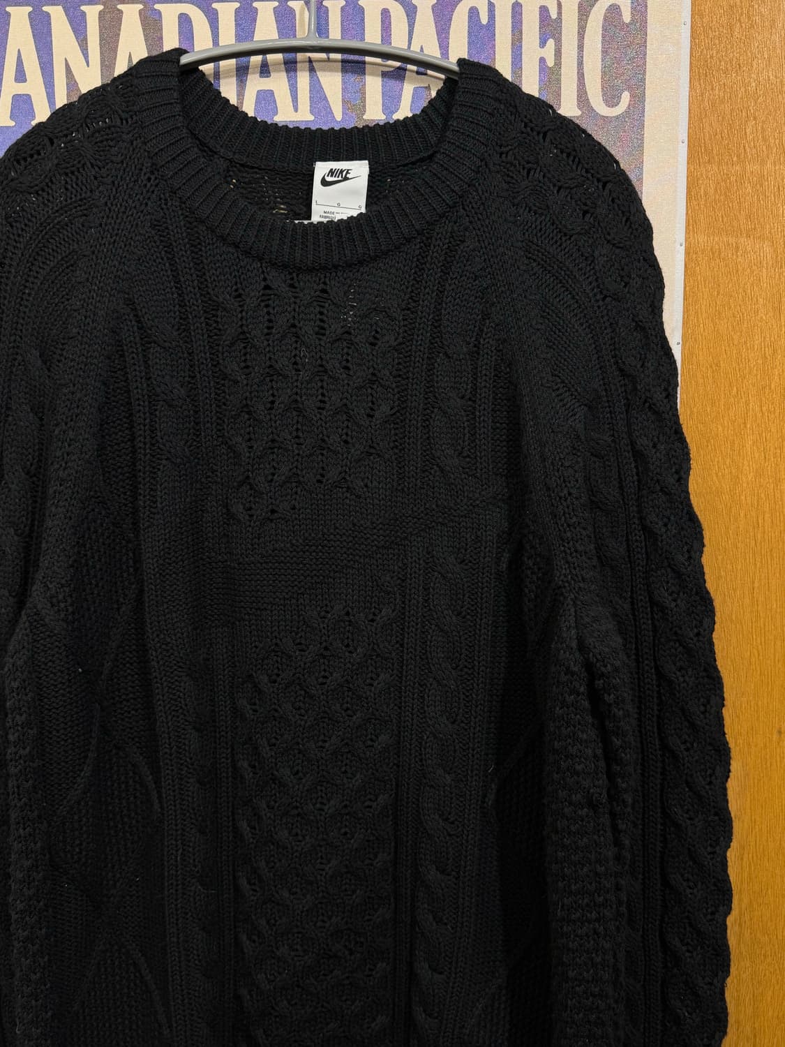 22fw nike cable knit Ls sweater 상품이미지1