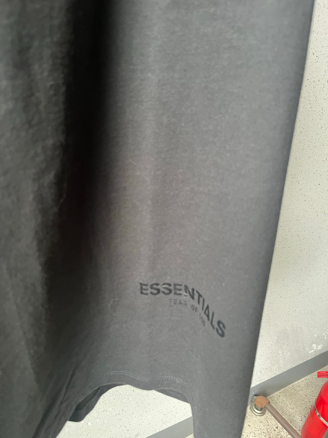 피어오브갓 에센셜 블랙 오버핏 반팔 상품이미지2
