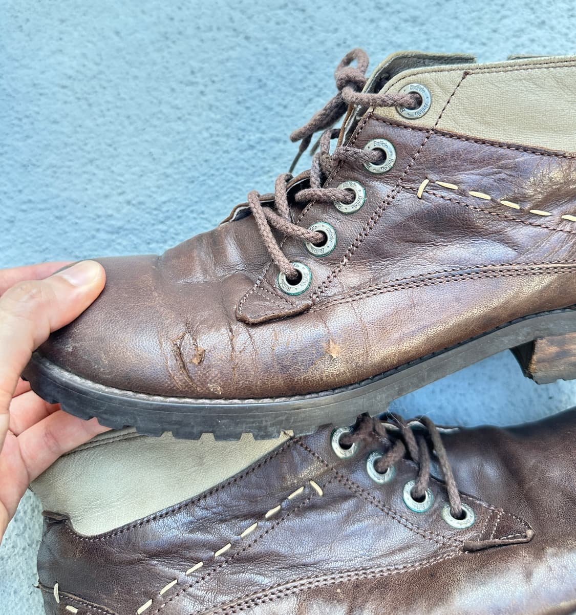 BUFFALO vintage western leather boots 상품이미지9