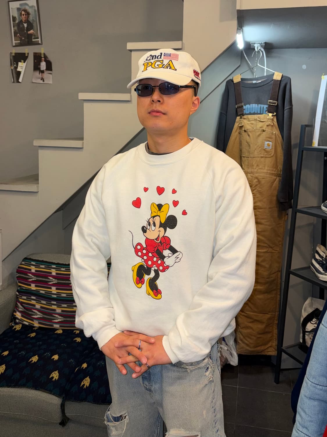 90’s Disney Minnie Mouse print sweats 상품이미지3