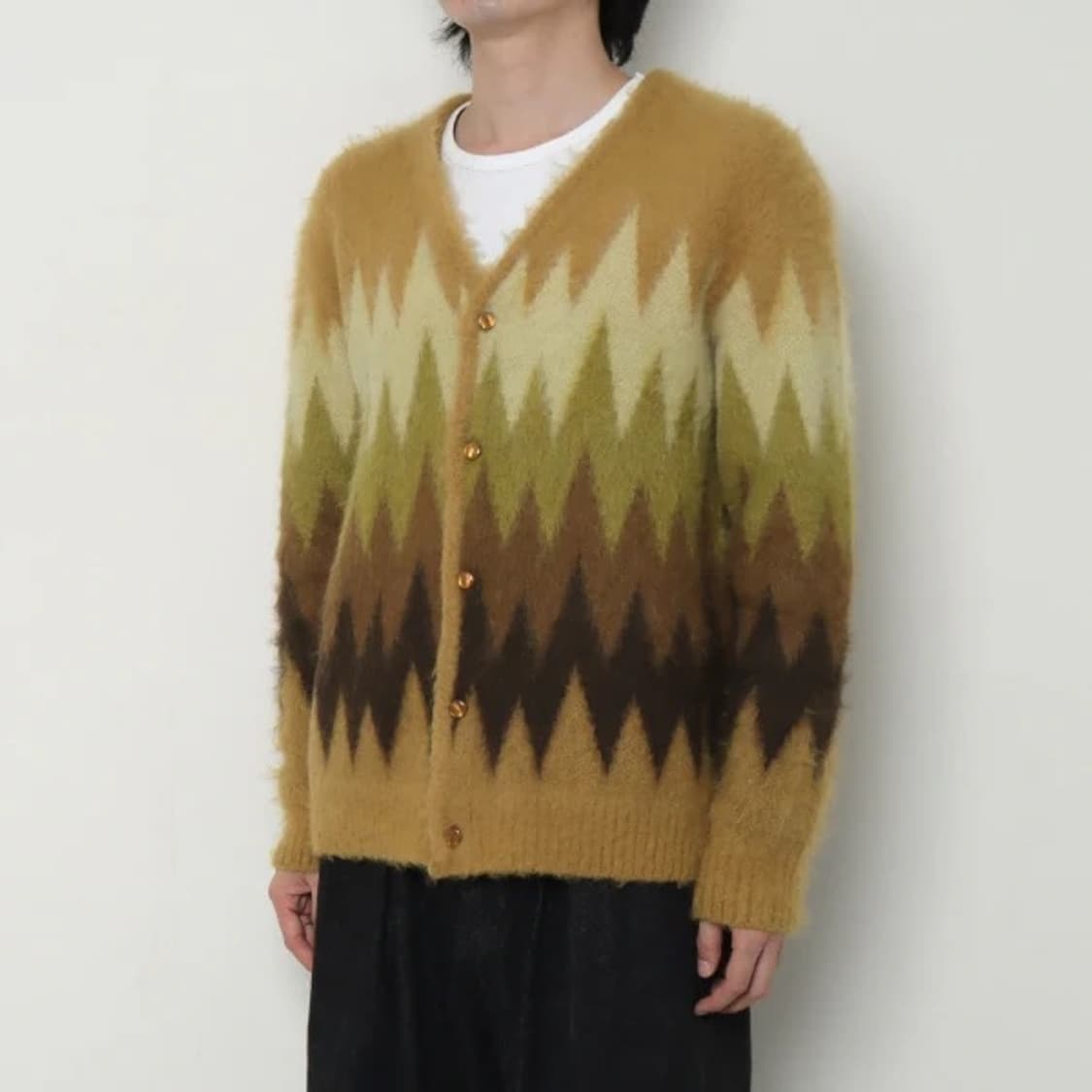 니들스 Needles 모헤어 가디건 지그재그 L 상품이미지2