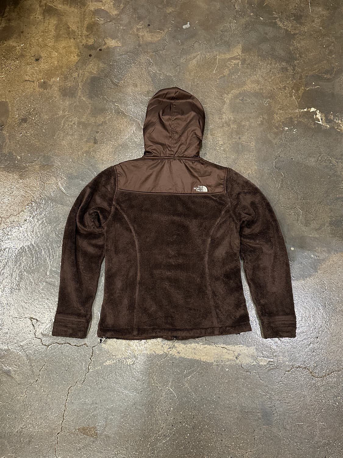 노스페이스 브라운 후리스 후드 집업 S 상품이미지2