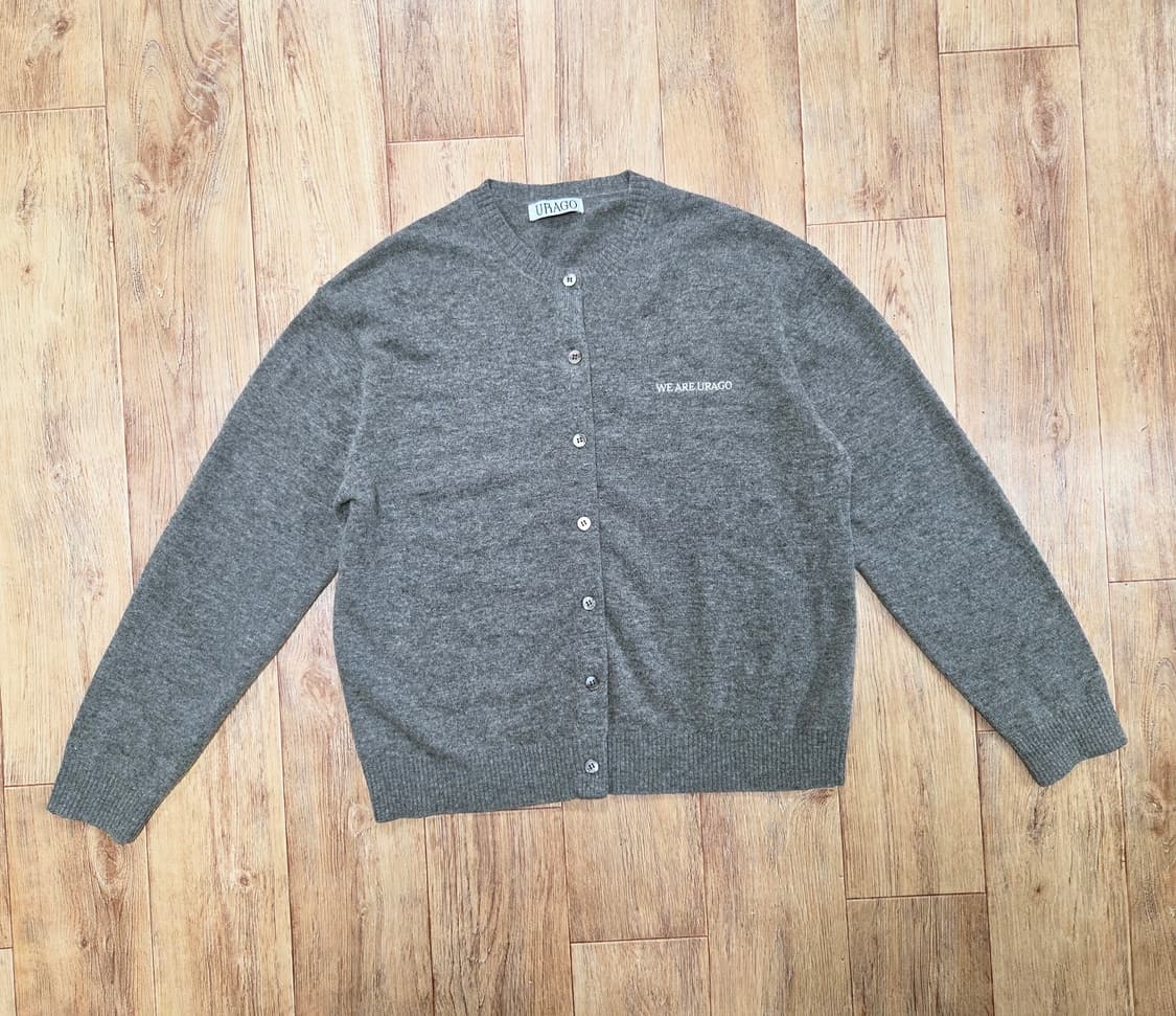 유라고(URAGO) 라운드넥 울가디건 프리사이즈 상품이미지1