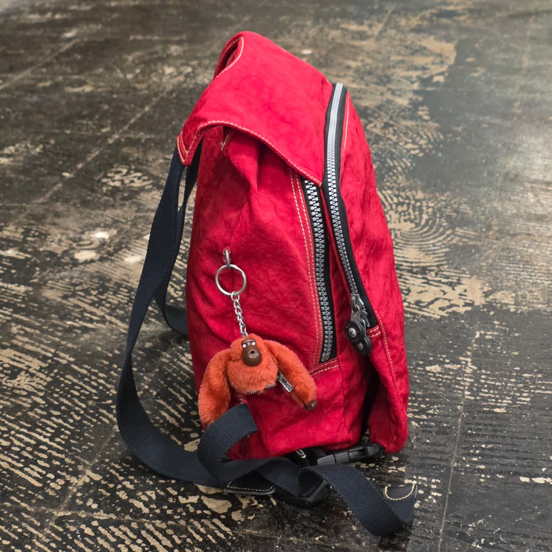 키플링 레드 백팩 상품이미지7