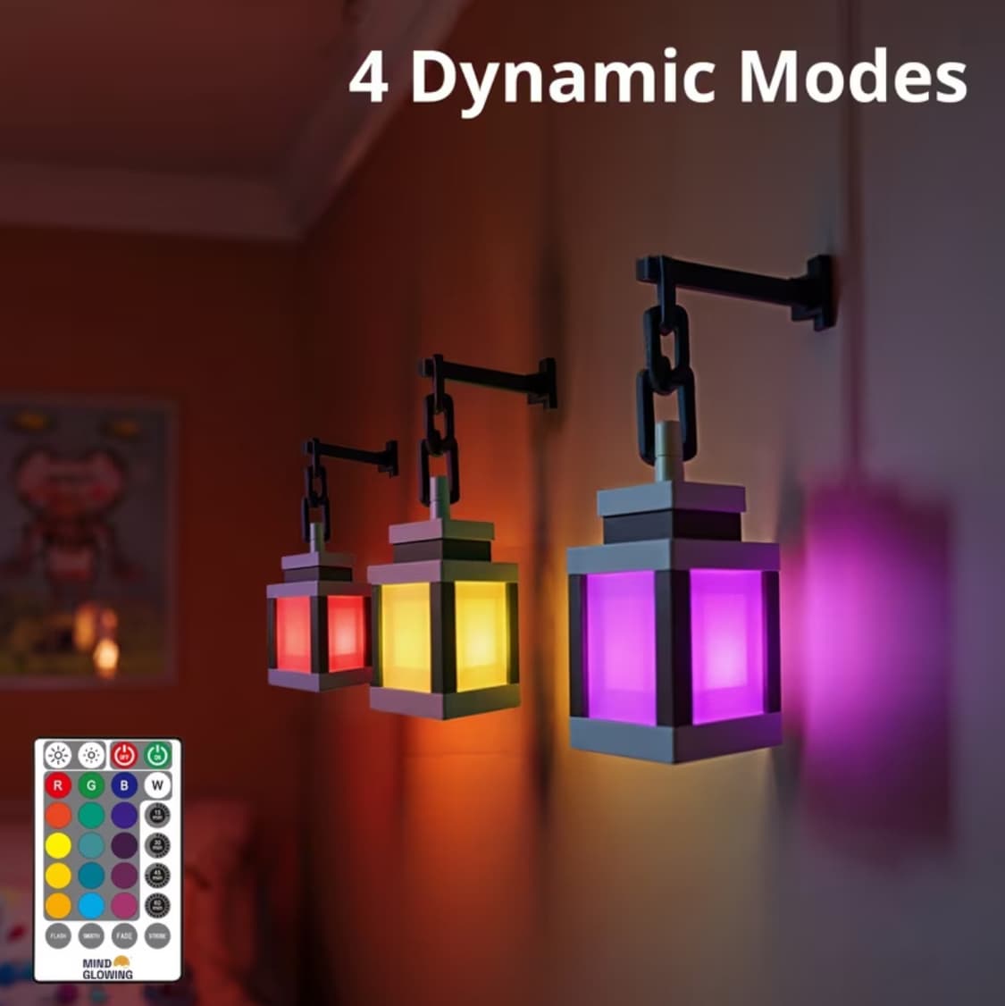 마인크래프트 픽셀 랜턴 조명 상품이미지3