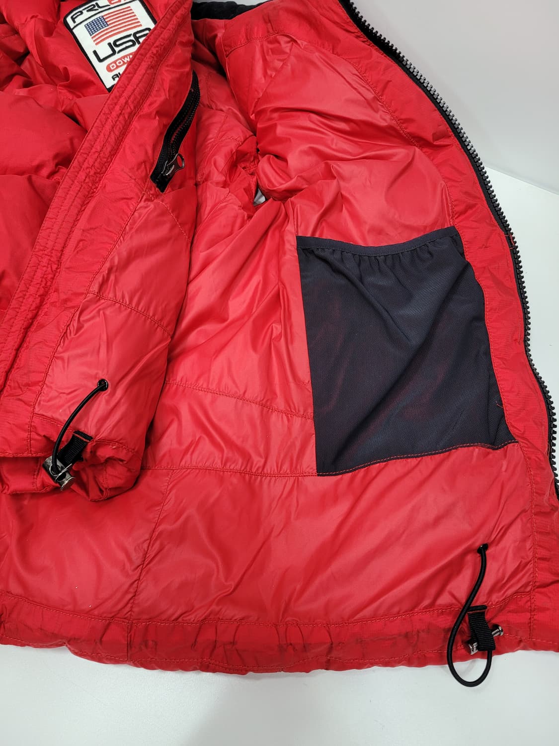 POLO 폴로 랄프로렌 빅포니 USA 성조기 푸퍼 다운 베스트 / M
 상품이미지7