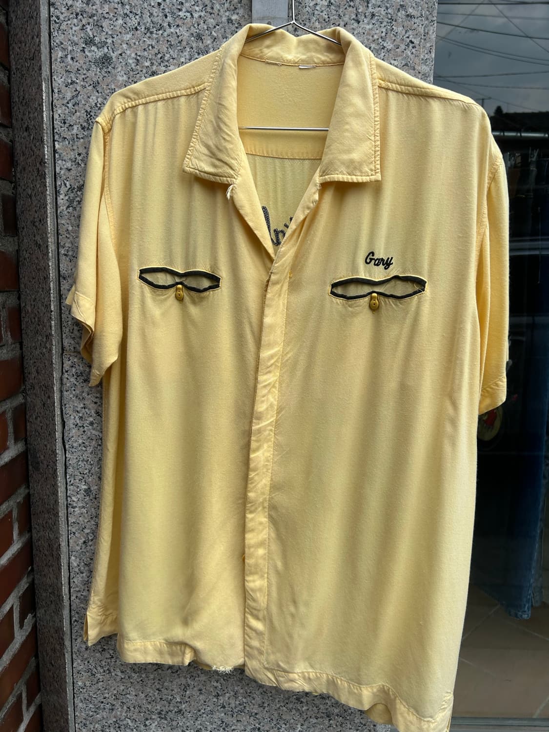 70‘s 레이온 볼링셔츠 상품이미지4