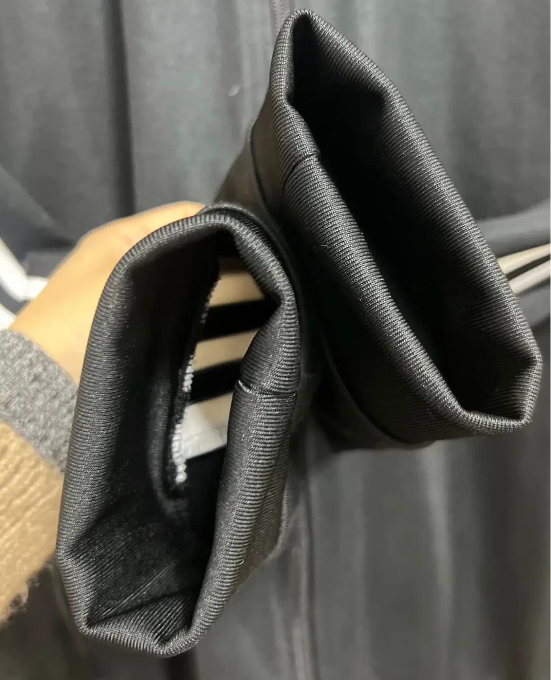 아디다스 남성 블랙저지 바람막이집업점퍼 XL 상품이미지4