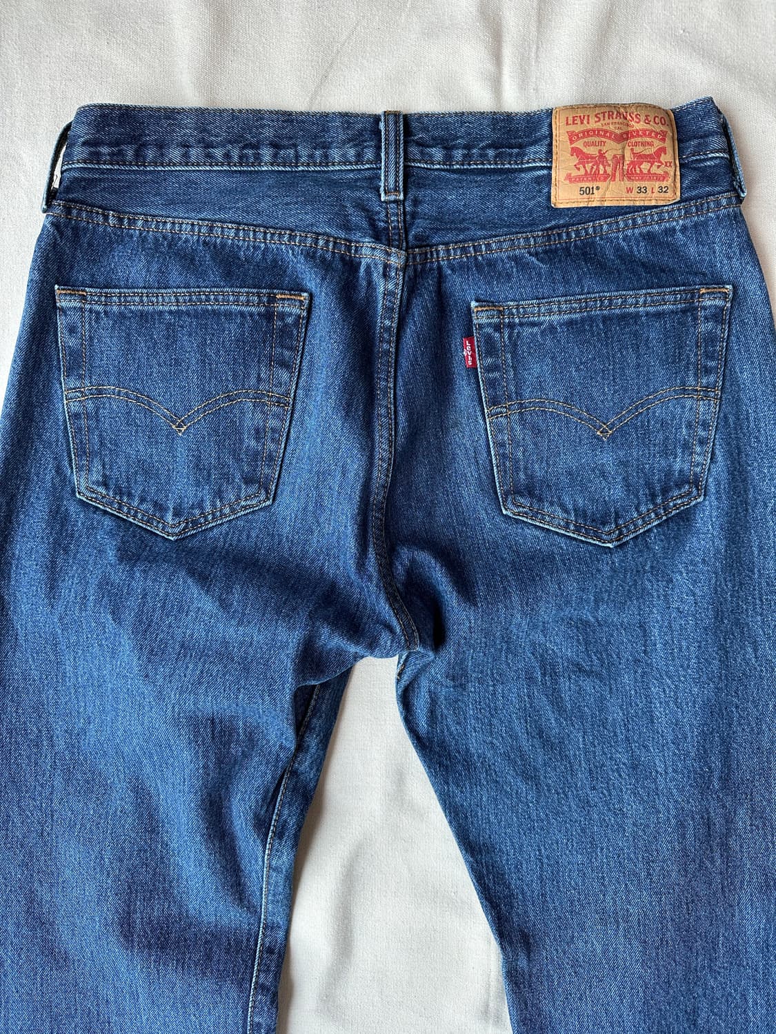 리바이스 501 중청 데님팬츠 33 상품이미지7