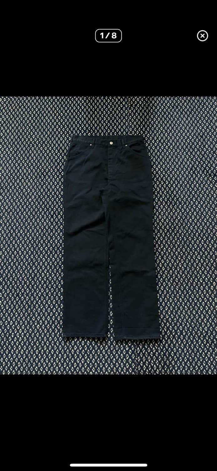 [M] 니들스 워크팬츠 black navy 상품이미지1