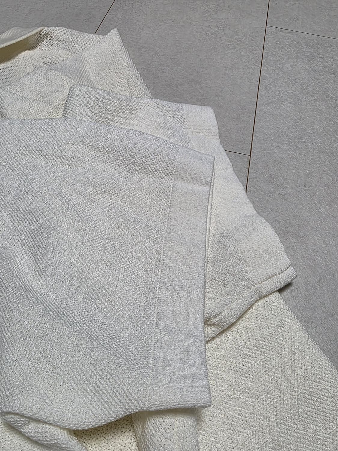 헨리코튼 니트웨어 아이보리 폴로셔츠 54사이즈 XL사이즈 상품이미지5