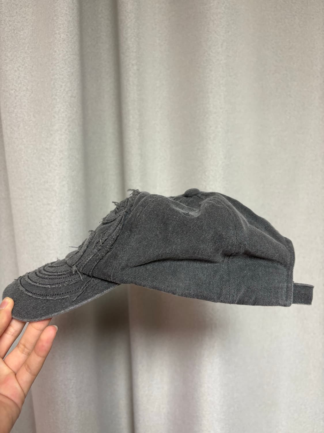 로어즈 Haze Distressed Cap - Charcoal 상품이미지4