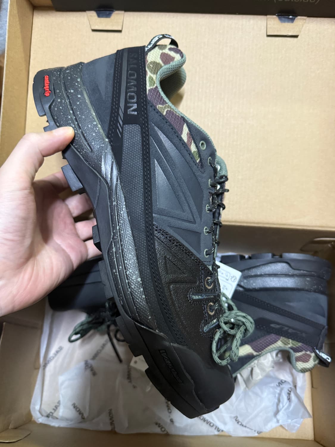 275사이즈 살로몬 칼하트WIP X-Alp 블랙  상품이미지1