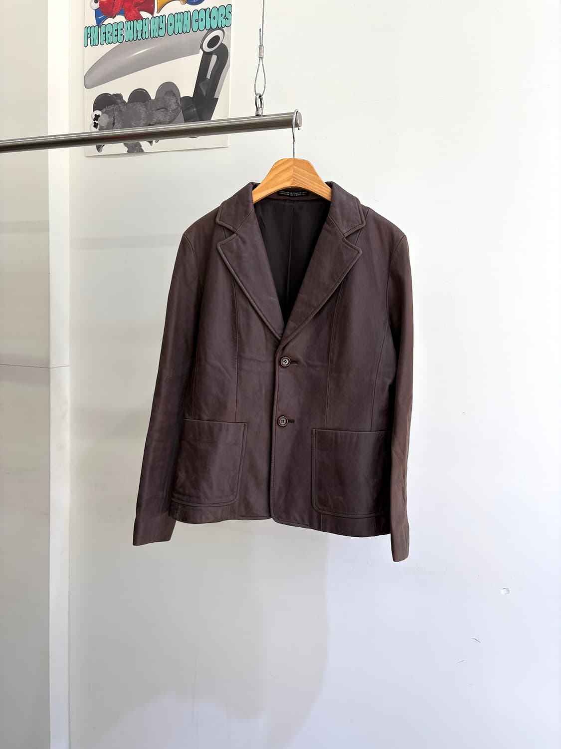 INED 레더자켓 상품이미지1