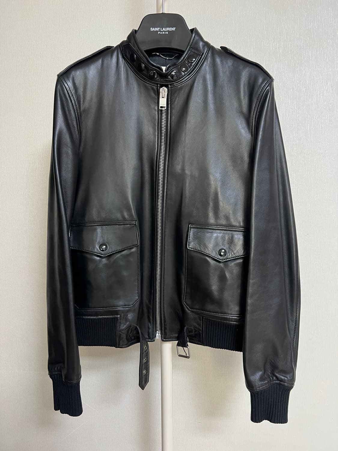 생로랑 레더 자켓 (Saint Laurent Paris) 48 상품이미지1