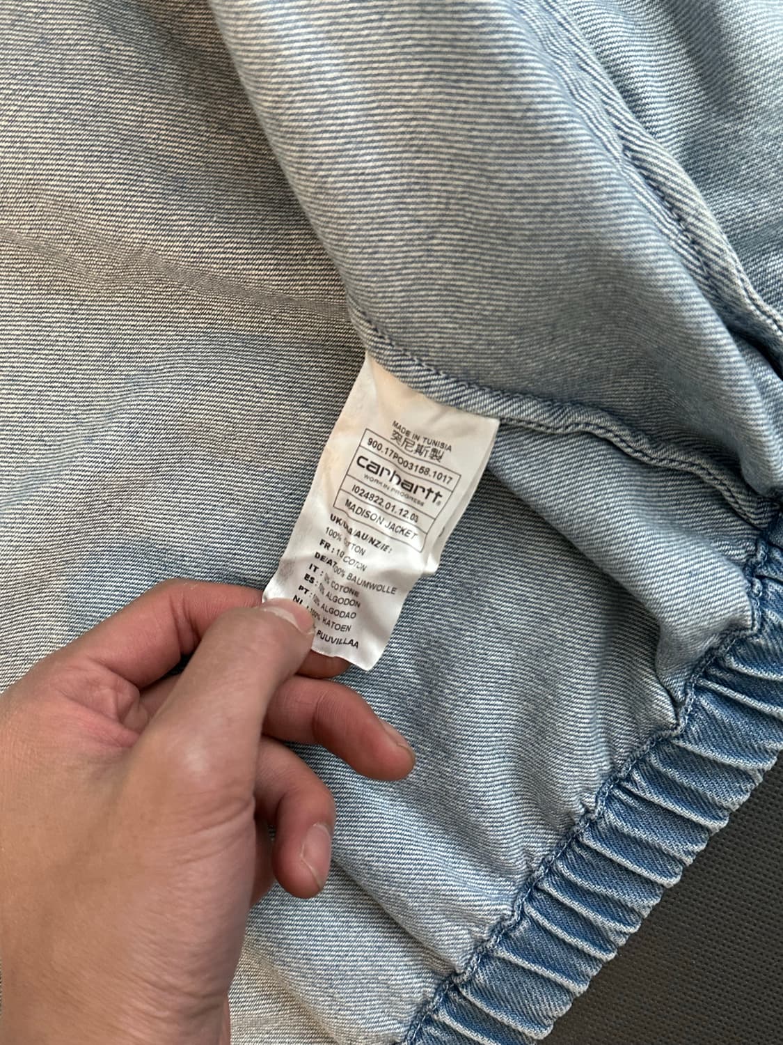 Carhartt denim jacket M 상품이미지8