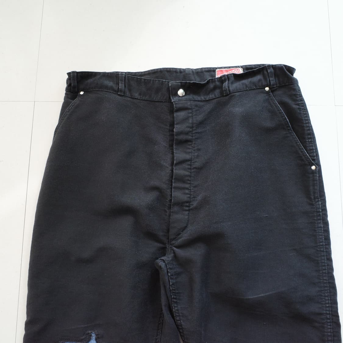 50s-60s 프렌치 몰스킨 리페어 워크팬츠 상품이미지2