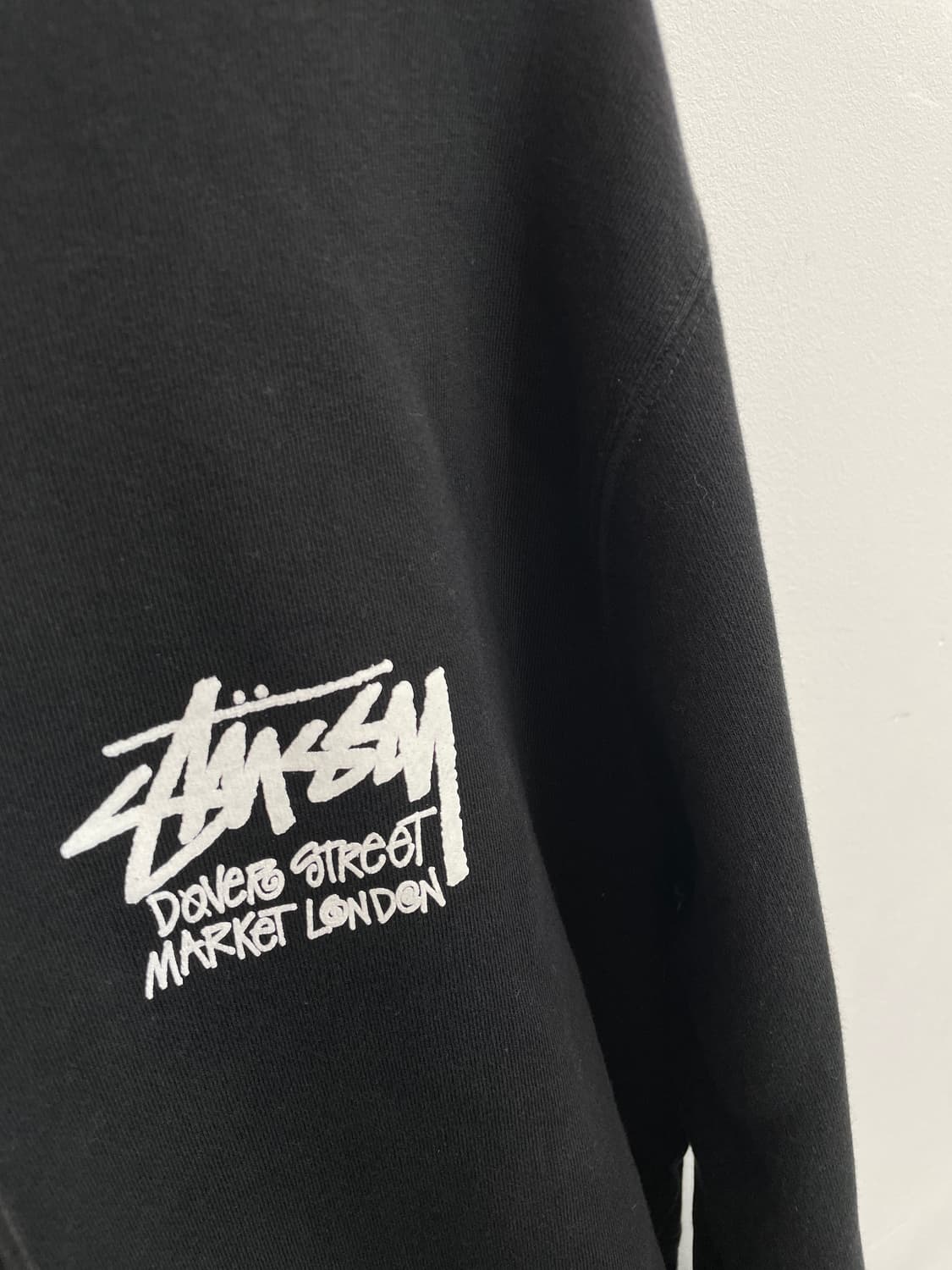 Stussy x DSM 스투시 도버스트릿마켓 런던 스탁 블랙 후디 L 상품이미지3