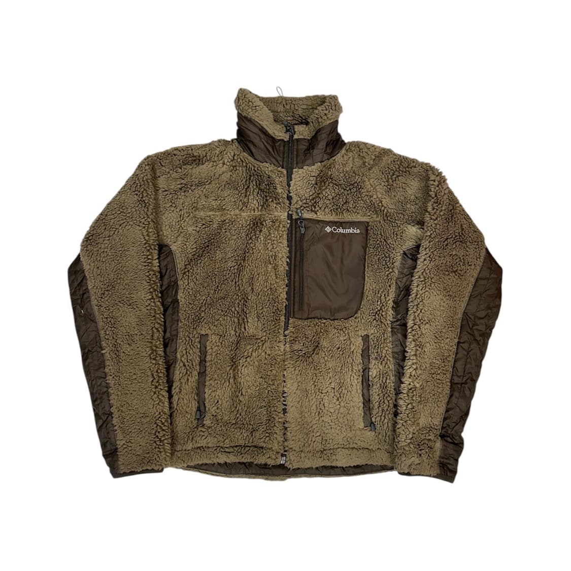 컬럼비아 브라운 뽀글이 후리스 등산복 자켓 M  상품이미지5