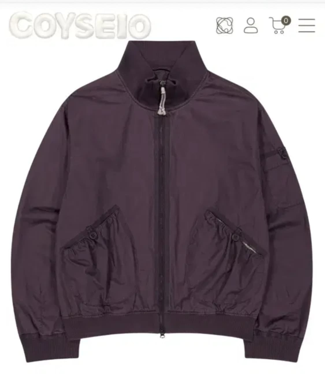 코이세이오 봄버 퍼플색 상품이미지1
