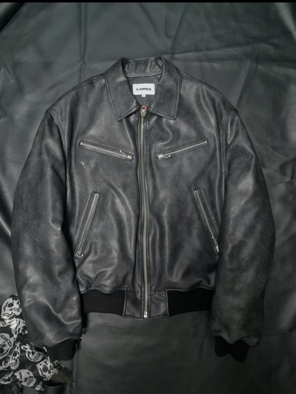 로어즈 Lores 레더 자켓 상품이미지1