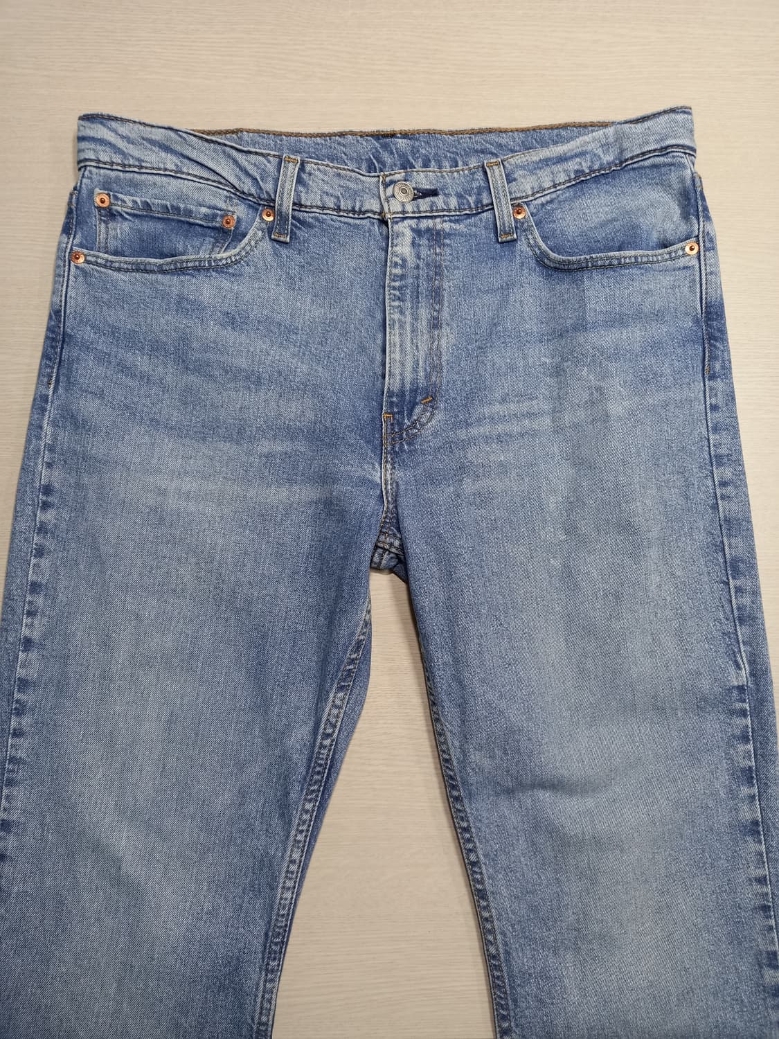 37 리바이스511 워싱 스판 슬림일자진 연청 37-136 상품이미지3