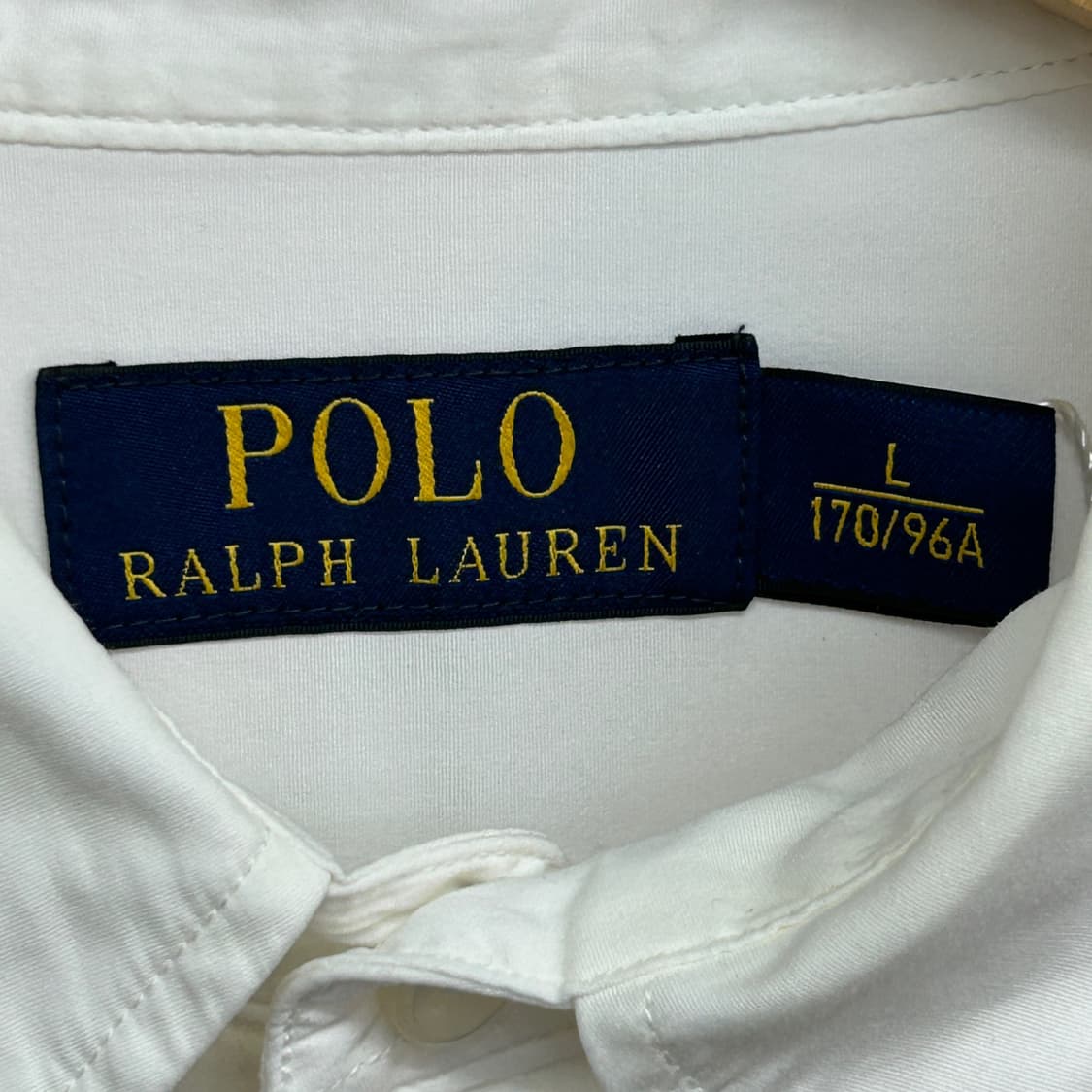 폴로 화이트 포켓 롱 셔츠 L 상품이미지6