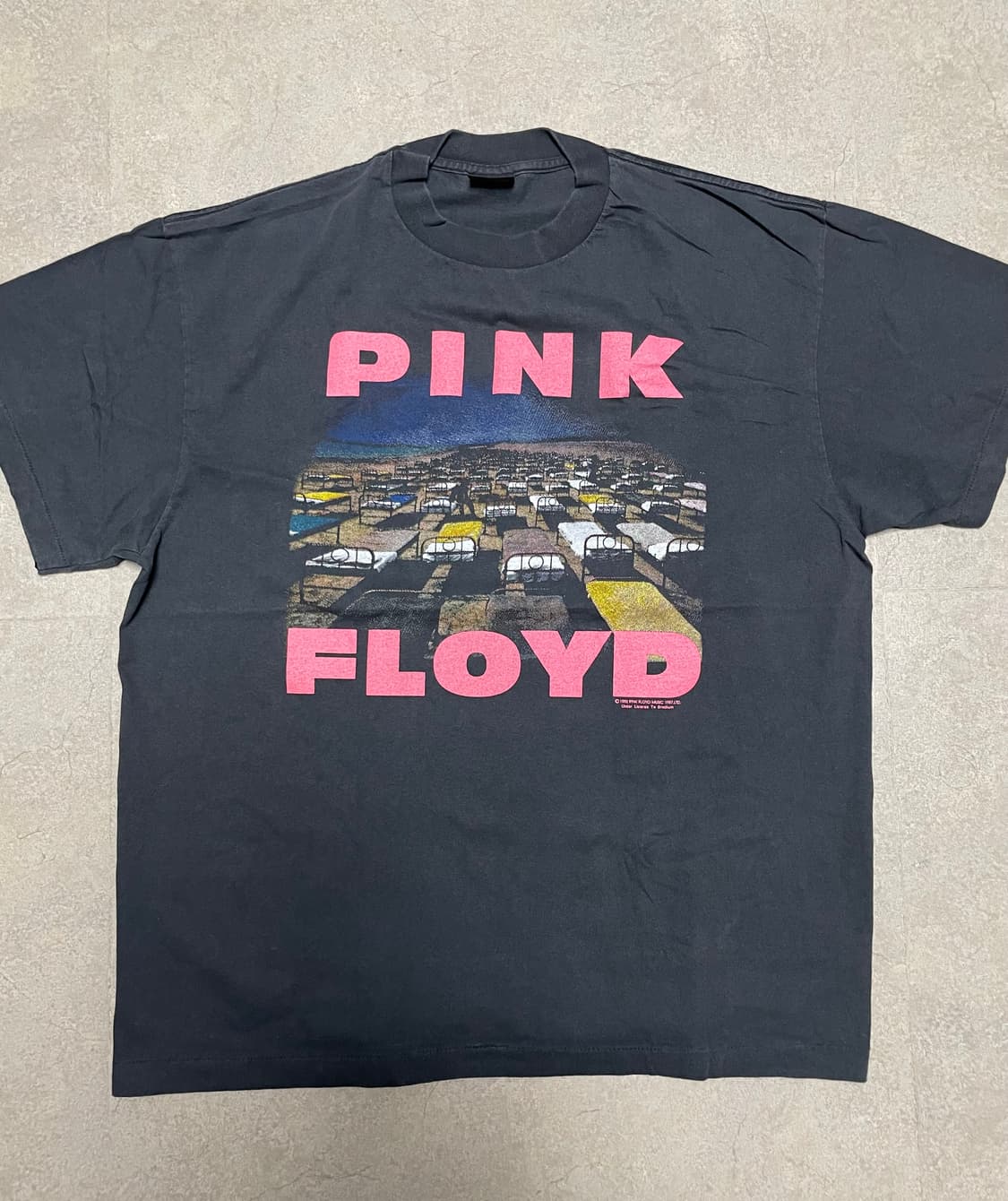 핑크플로이드 pink floyd 빈티지 밴드 티셔츠 브로컴 리프로 상품이미지1