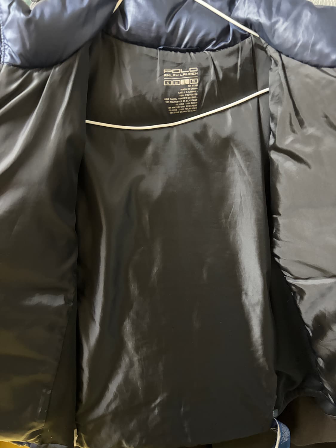 폴로 빅포니 네이비 폴리 덕다운 패딩 자켓 상품이미지8