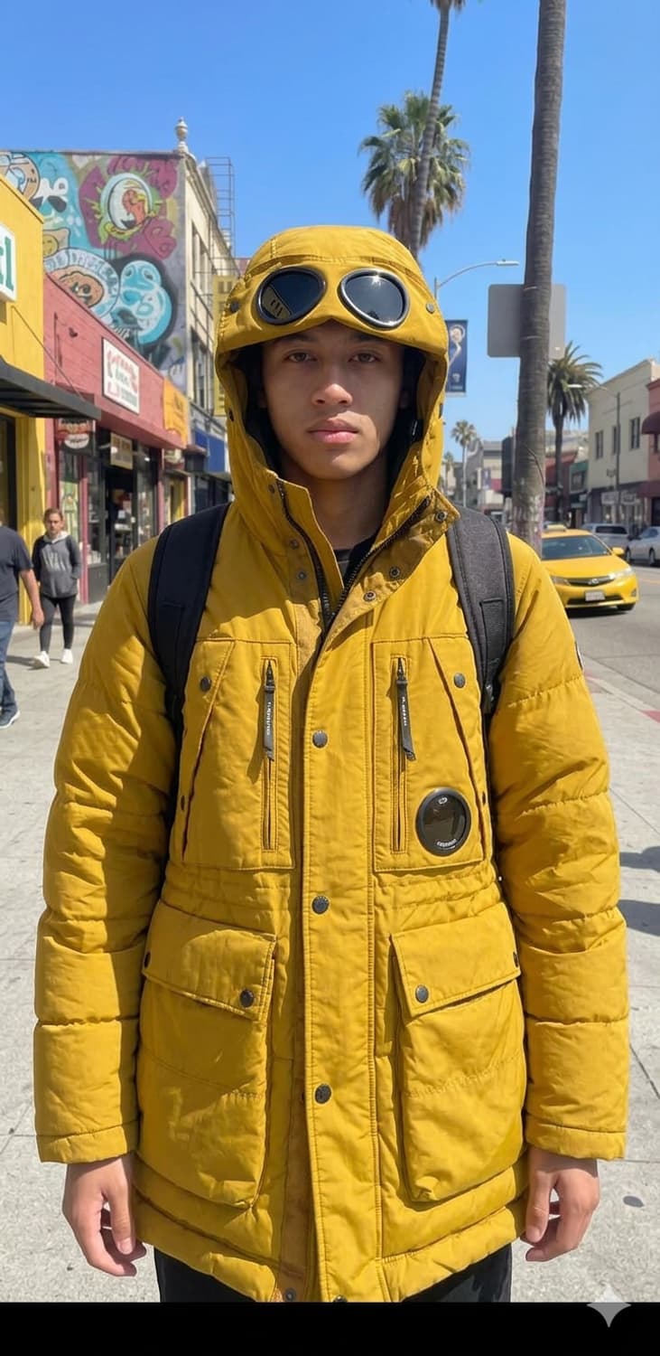 [정품] CP 컴퍼니 고글후드 방수방풍 다운 자켓 (100사이즈) 상품이미지1