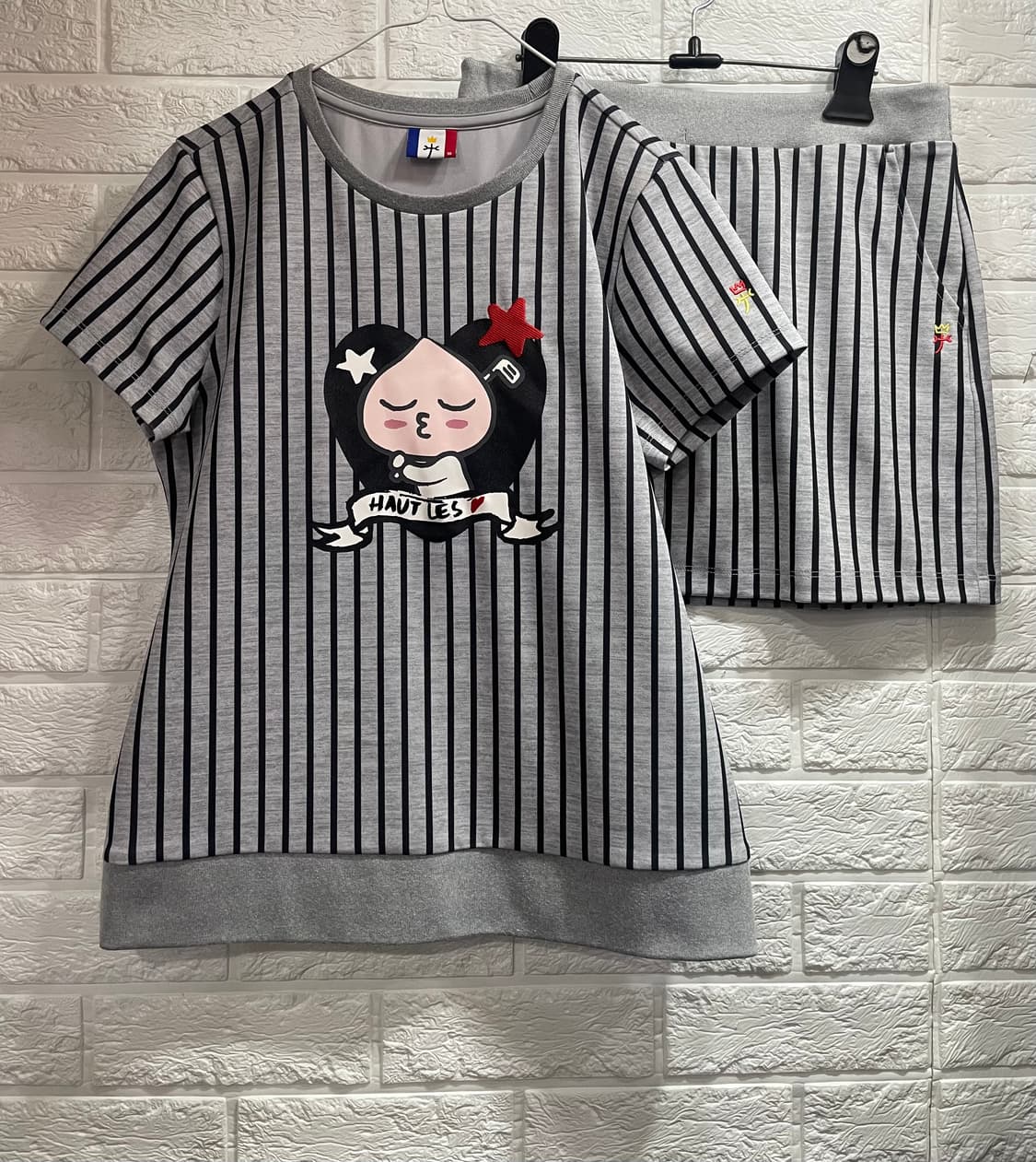 까스텔바작 골프반팔+골프스커트90 세트 골프웨어세트 상품이미지1