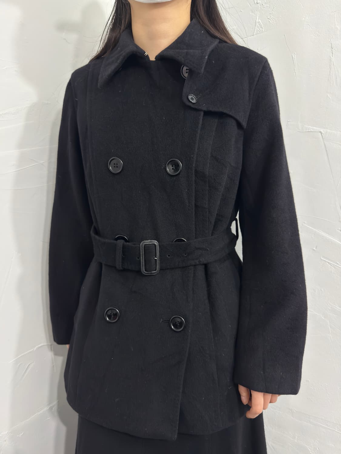 deux belt button coat 상품이미지1