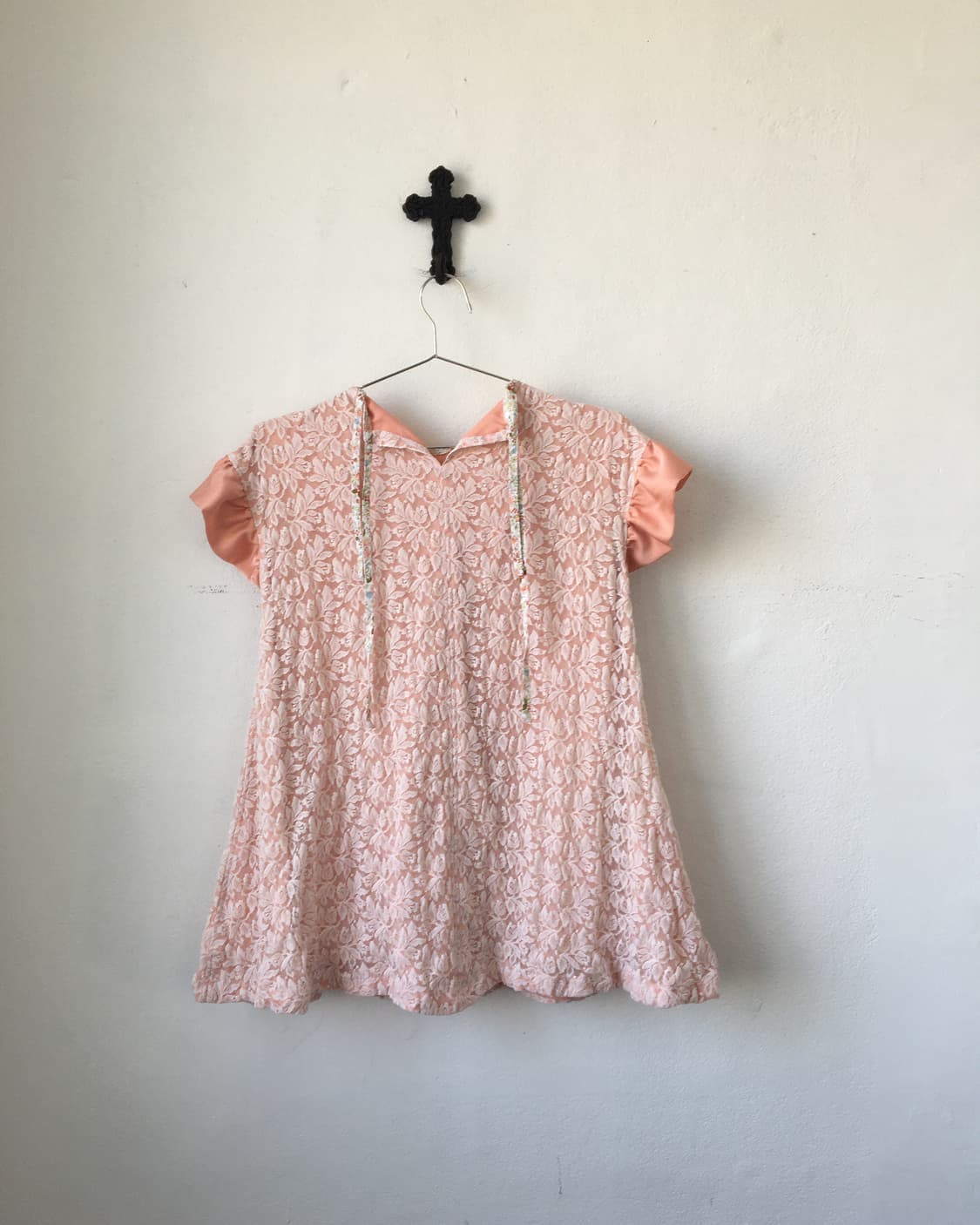 Lace flare blouse 상품이미지3