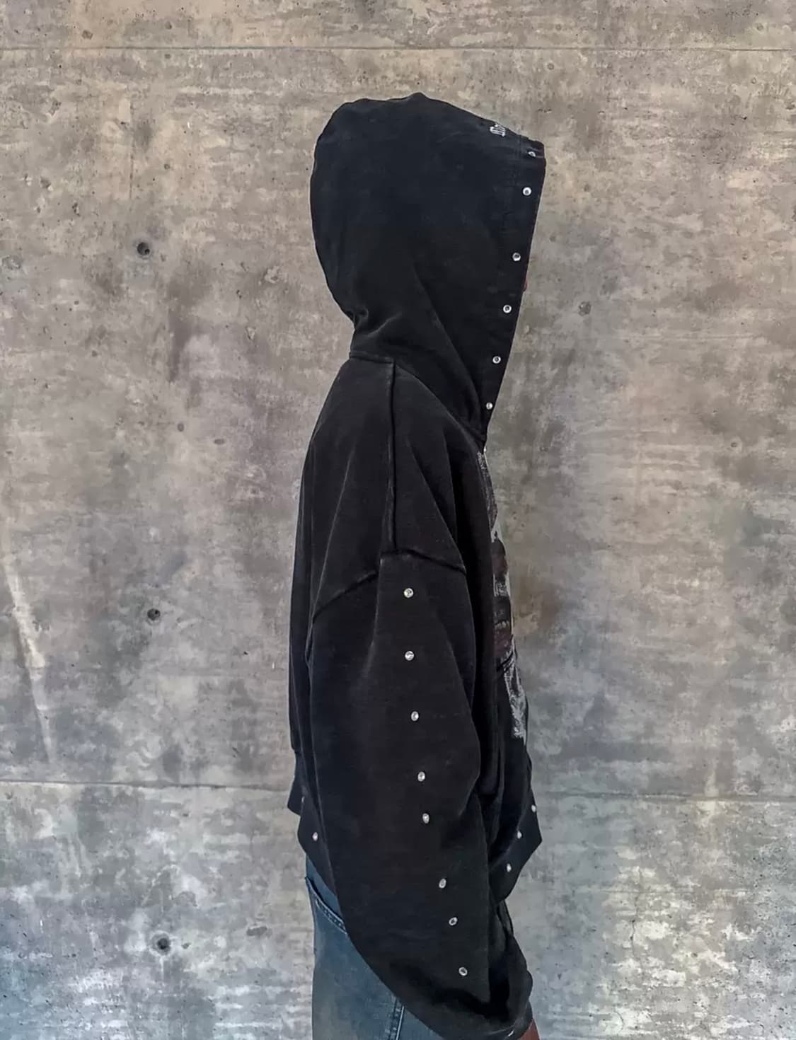 빈티지 디테일 무드 후드집업  상품이미지2