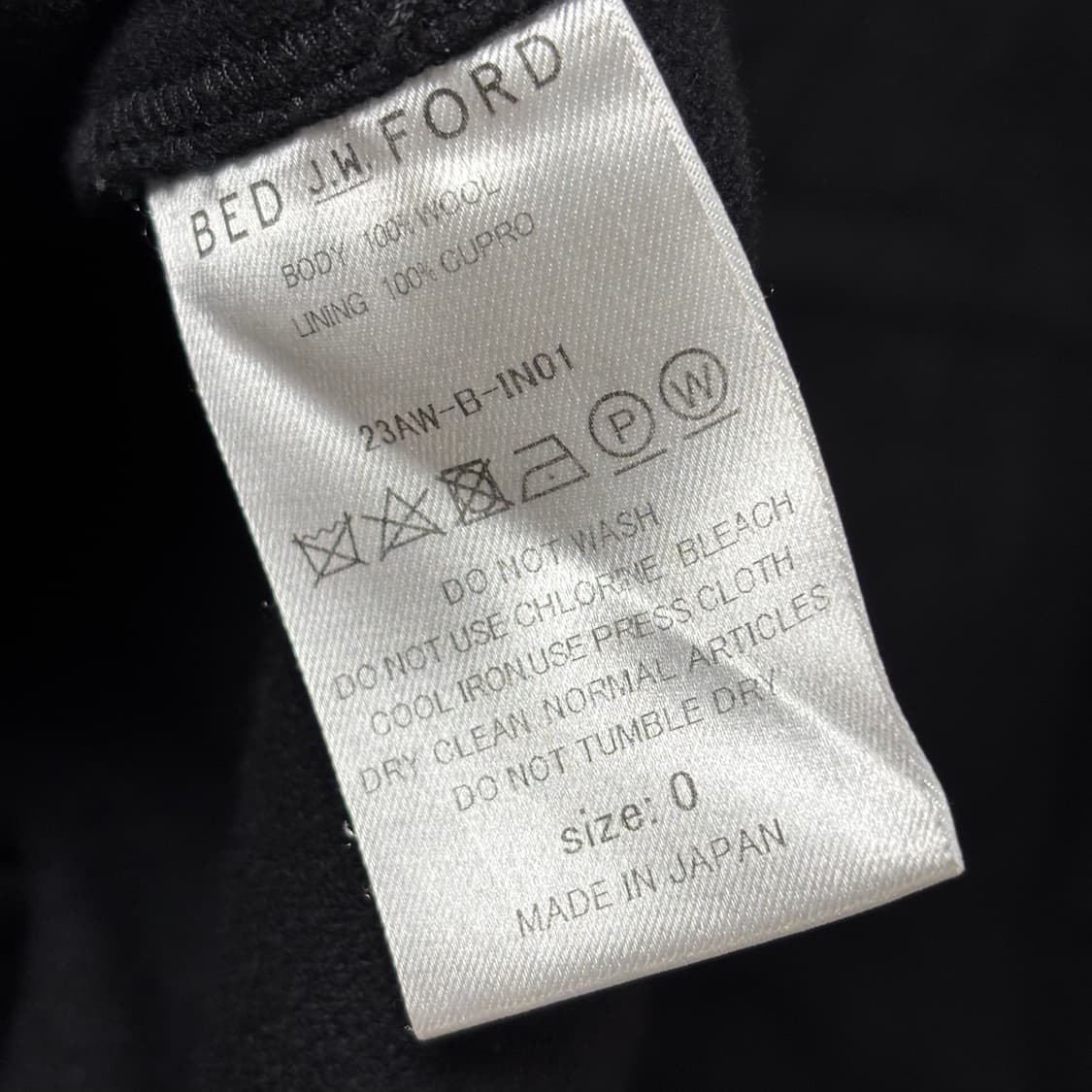 0) BED J.W. FORD 23AW 머플러 블루종 상품이미지7