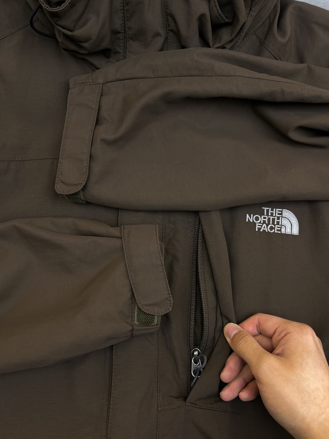 노스페이스 하이벤트 브라운 아웃도어 자켓 상품이미지5