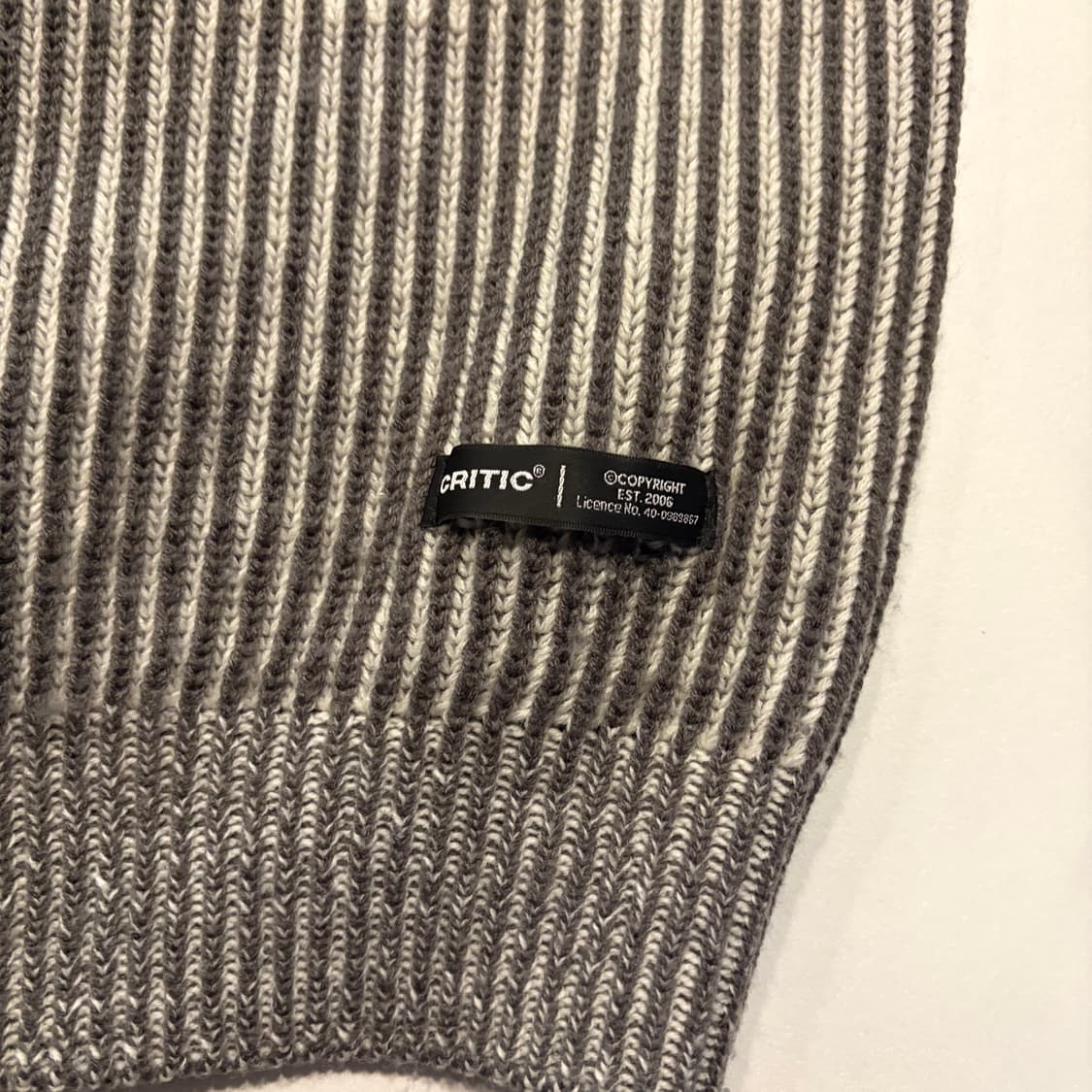[M] 크리틱 스트라이프 니트 스웨터 D150 상품이미지5