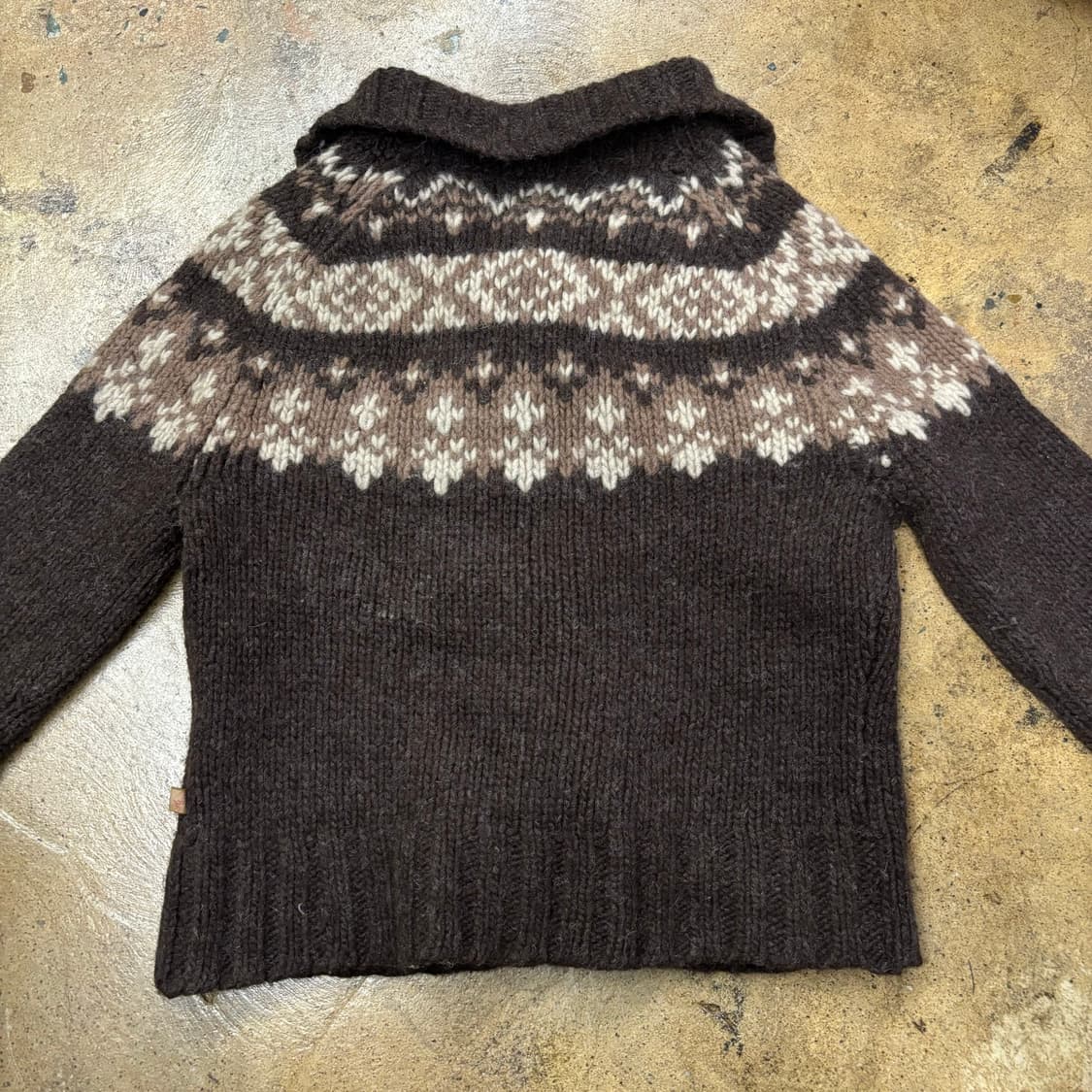 아베크롬비 초코 브라운 모리 더플 니트 가디건 상품이미지4